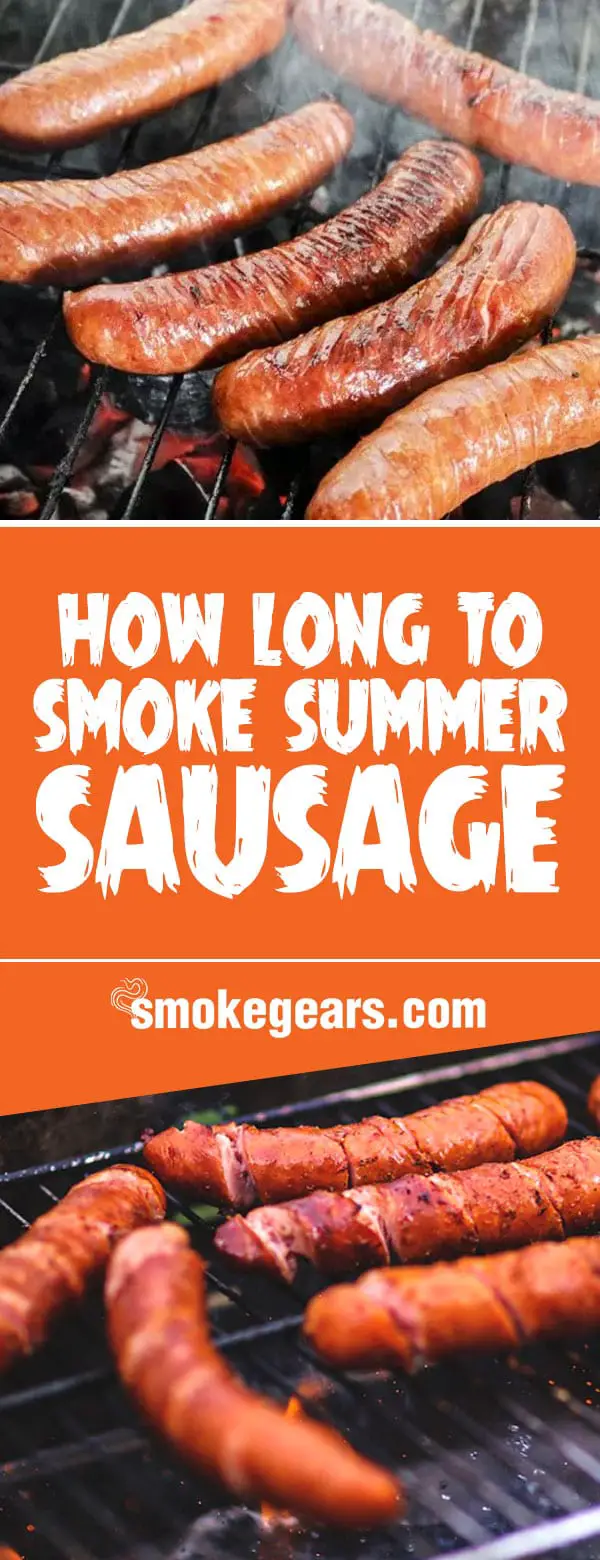 how long to smoke summer sausage