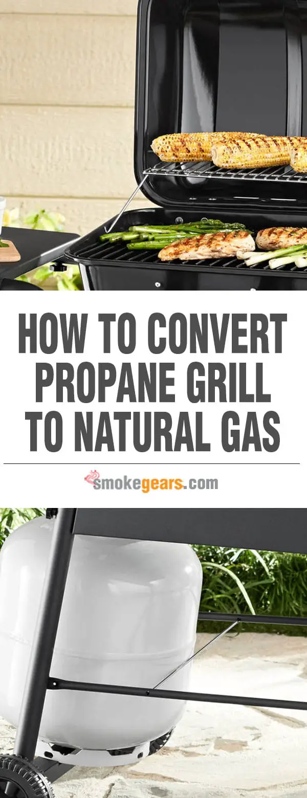 Convert propane grill to natural gas