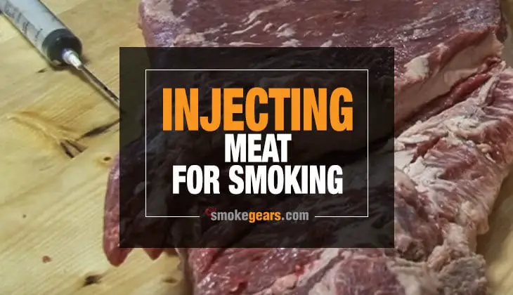 Injecting meat for smoking
