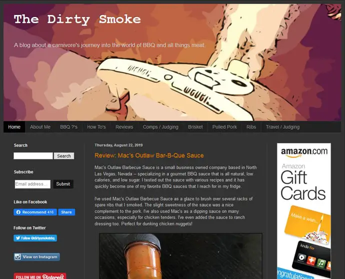Dirty Smoke BBQ Blog