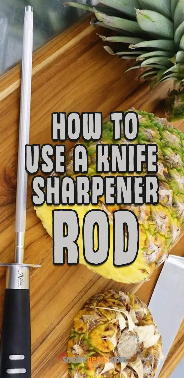 how to use a knife sharpener rod