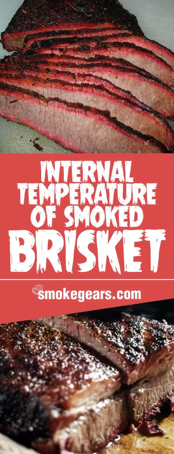 internal temperature smoked brisket be